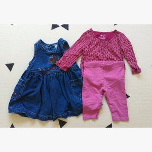 Baby Gap Girls 6-12 Month Bundle (3 Pieces)